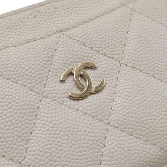 CHANEL Matelasse Classic Card Case Coco Mark Business Card Holder Grained - Picture 4 of 7